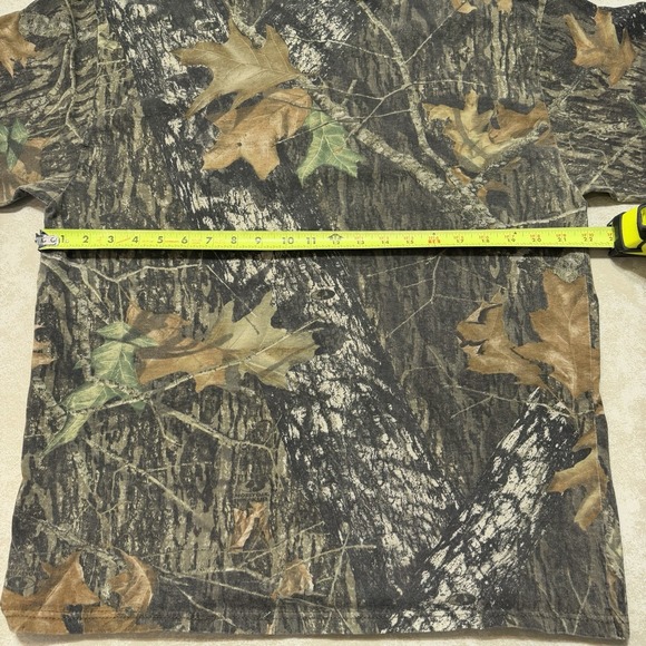 Vintage Mossy Oak Break-Up Camo Pocket T Shirt Mens Large Jerzees Hunting - Picture 7 of 7